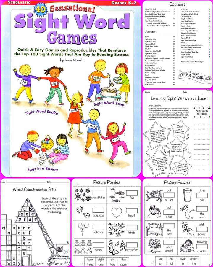 sight word book